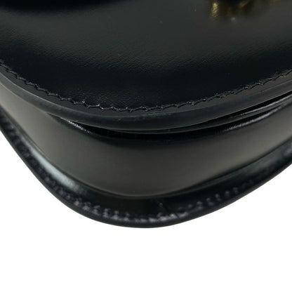 Celine Handbag Mini Buzas Cles A Triomphe Black Leather