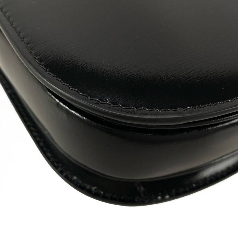 Celine Handbag Mini Buzas Cles A Triomphe Black Leather