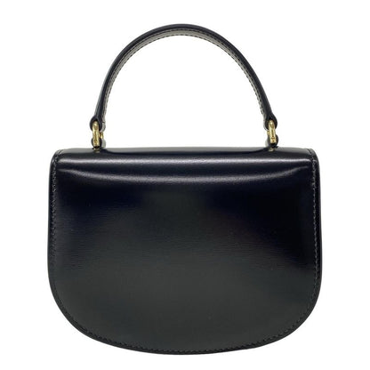 Celine Handbag Mini Buzas Cles A Triomphe Black Leather