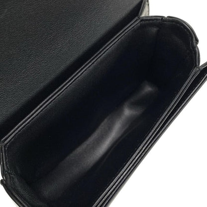 Celine Handbag Mini Buzas Cles A Triomphe Black Leather