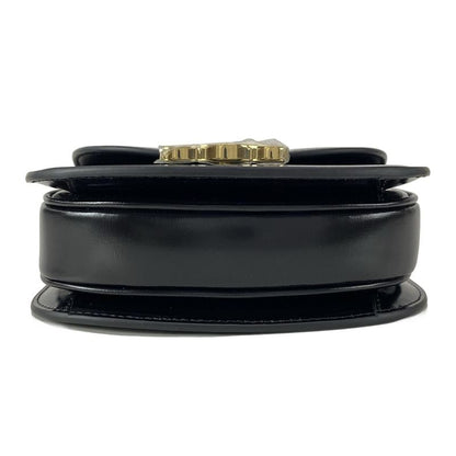 Celine Handbag Mini Buzas Cles A Triomphe Black Leather