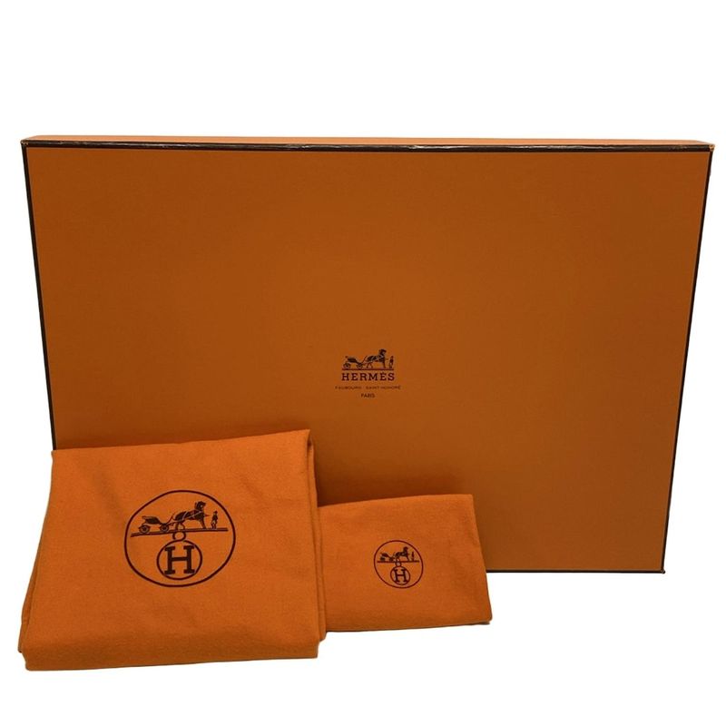 Hermes Shoulder Bag Evelyn PM Orange Gold Hardware