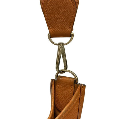 Hermes Shoulder Bag Evelyn PM Orange Gold Hardware