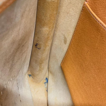 Hermes Shoulder Bag Evelyn PM Orange Gold Hardware