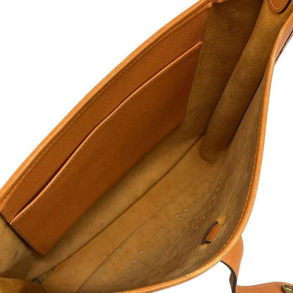 Hermes Shoulder Bag Evelyn PM Orange Gold Hardware