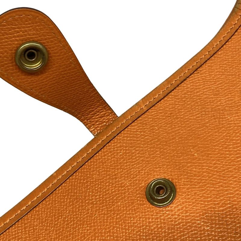 Hermes Shoulder Bag Evelyn PM Orange Gold Hardware