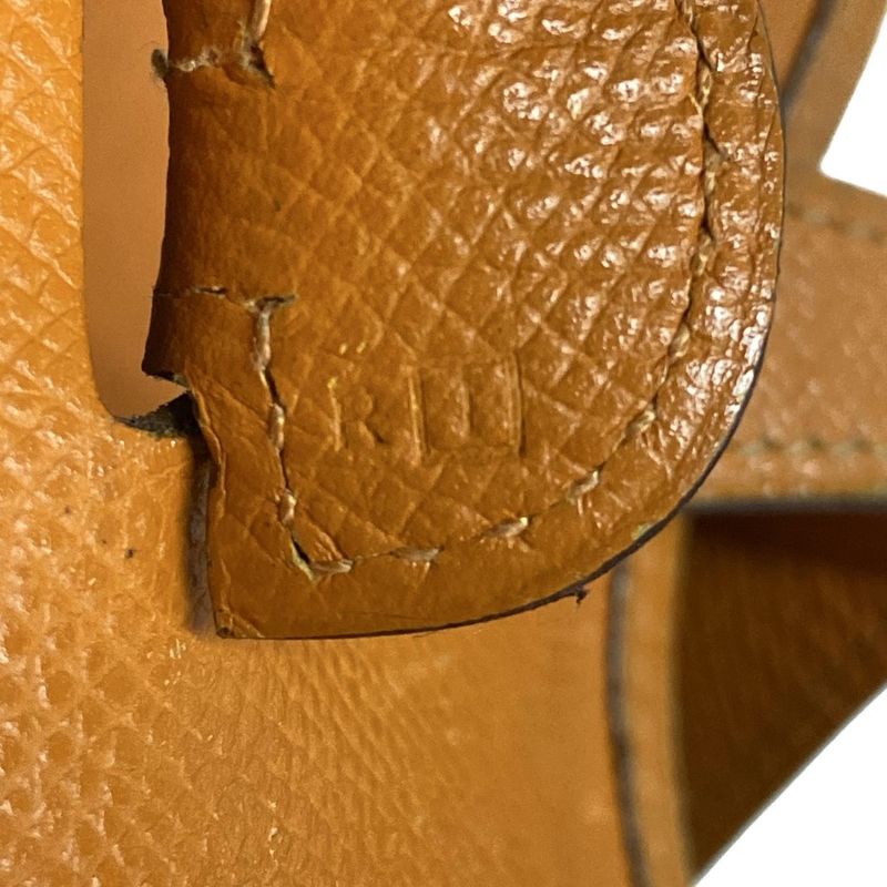 Hermes Shoulder Bag Evelyn PM Orange Gold Hardware