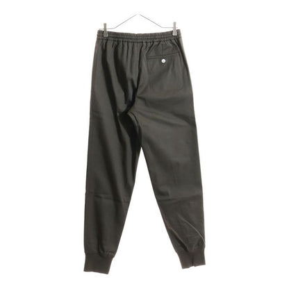 Hermes Serie Button Drawstring Zip-up Cotton Jogger Pants Brown 56512000