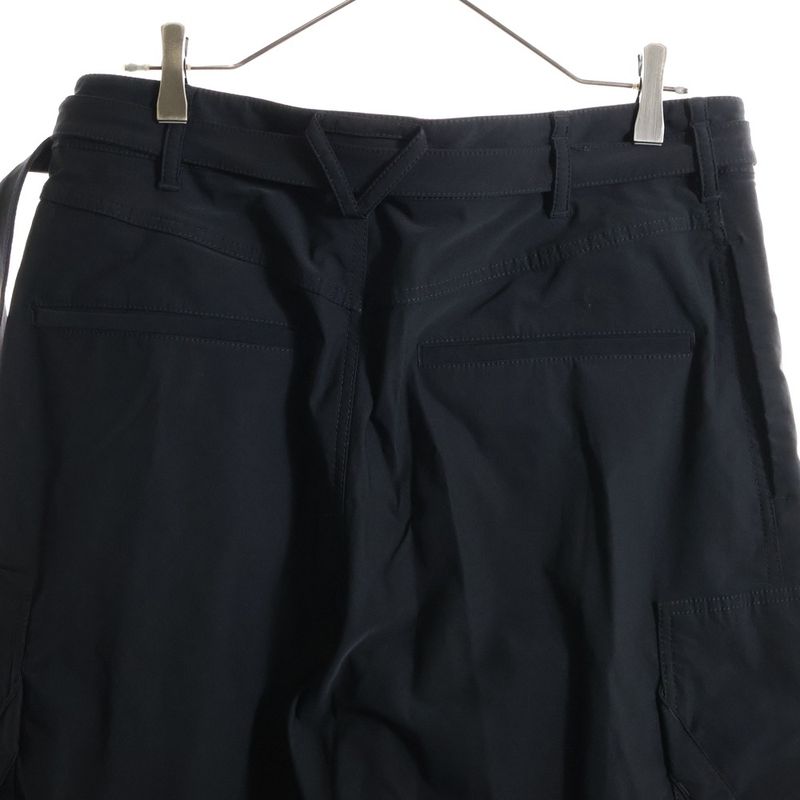 Bottega Veneta WAID Cargo Pants Wide Cargo Pants Black 683553 V19s0