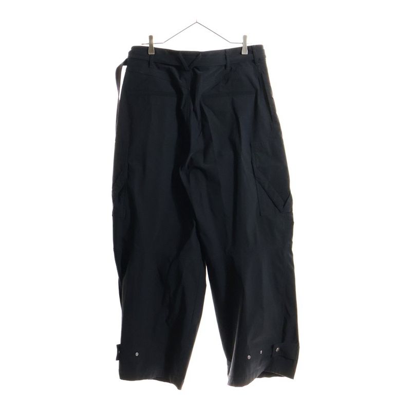 Bottega Veneta WAID Cargo Pants Wide Cargo Pants Black 683553 V19s0