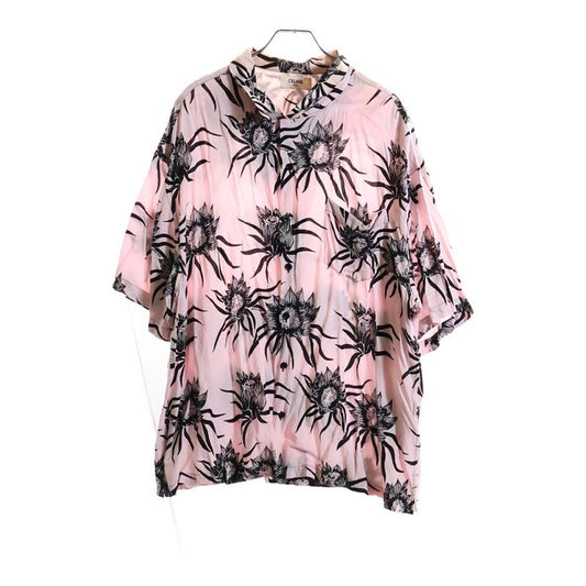 Celine Loose Hawaiian Shirt Allover Hawaiian Shirt Open Collar Short Sleeve