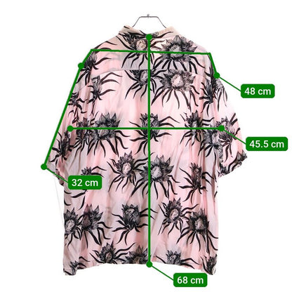 Celine Loose Hawaiian Shirt Allover Hawaiian Shirt Open Collar Short Sleeve