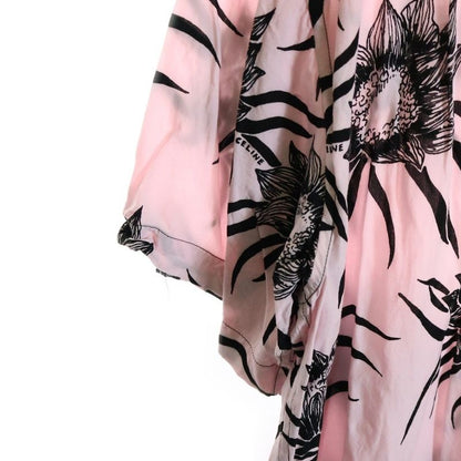 Celine Loose Hawaiian Shirt Allover Hawaiian Shirt Open Collar Short Sleeve