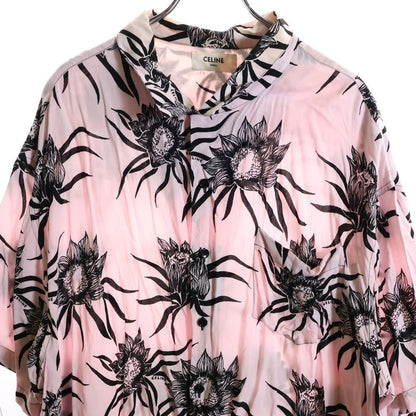 Celine Loose Hawaiian Shirt Allover Hawaiian Shirt Open Collar Short Sleeve