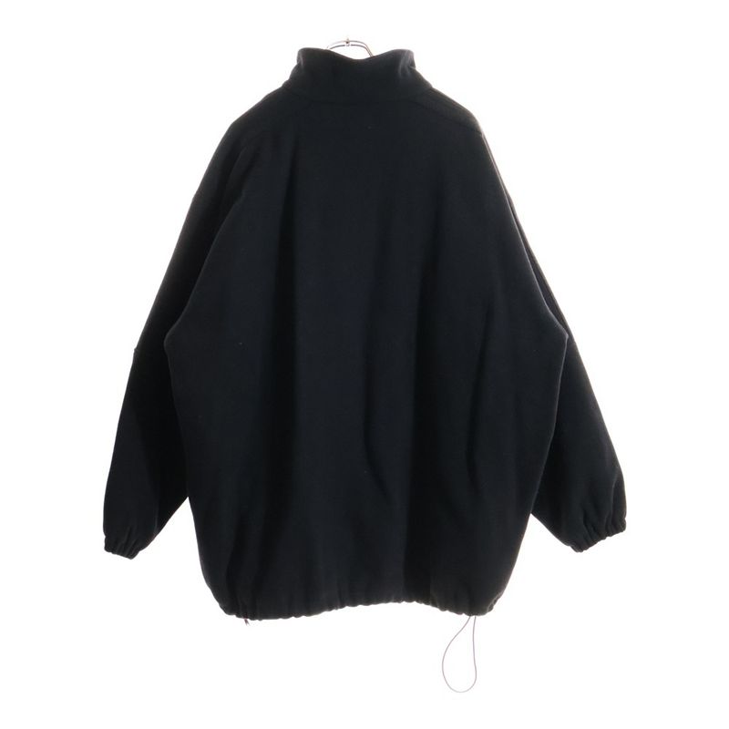 Balenciaga 18AW Fleece Track Suit Jacket Black 534315 Tbu14