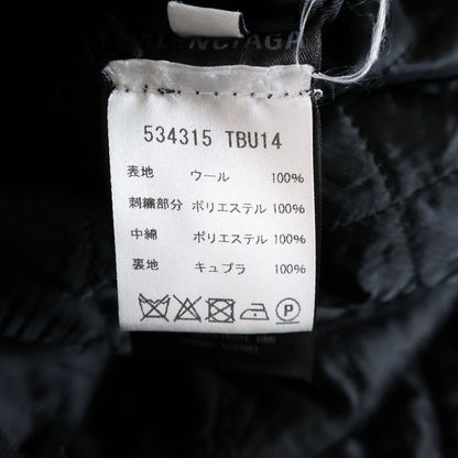 Balenciaga 18AW Fleece Track Suit Jacket Black 534315 Tbu14