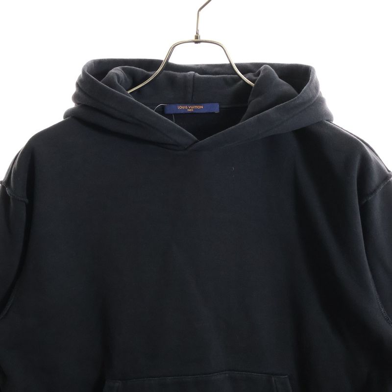 Louis Vuitton 21SS Inside Out Hoodie Pullover Sweatshirt Hoodie Black Rm211q