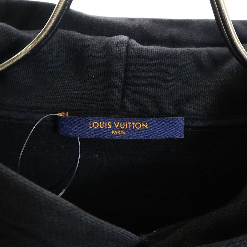 Louis Vuitton 21SS Inside Out Hoodie Pullover Sweatshirt Hoodie Black Rm211q