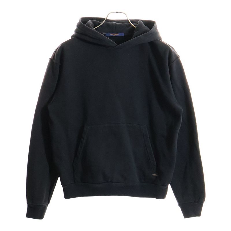 Louis Vuitton 21SS Inside Out Hoodie Pullover Sweatshirt Hoodie Black Rm211q