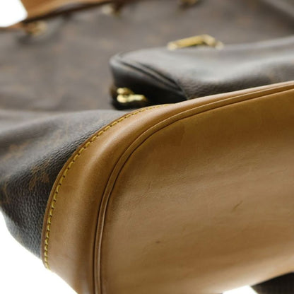 Louis Vuitton Monogram Montsouris GM Backpack Brown PVC X Leather M51135 Sp0063