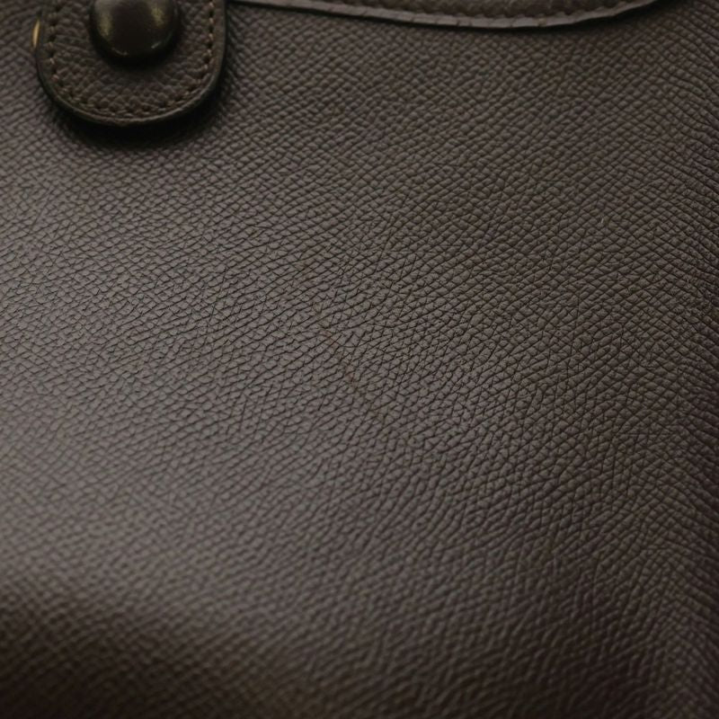 Hermes Evelyn PM Brown Epson Shoulder Bag Gold Hardware □H