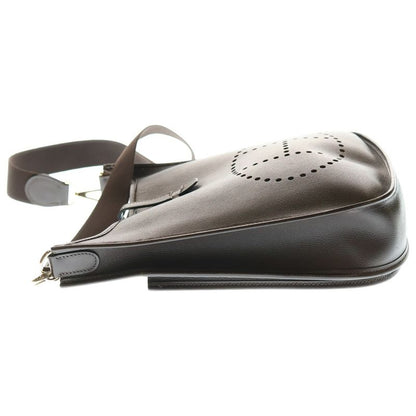 Hermes Evelyn PM Brown Epson Shoulder Bag Gold Hardware □H