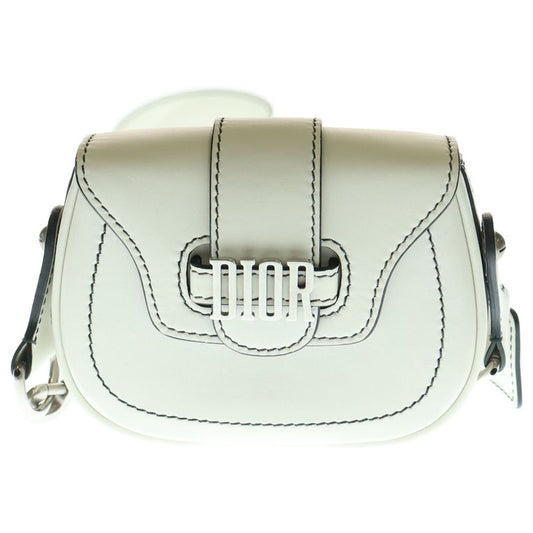 Christian Dior D-fence Small Shoulder Bag White Leather