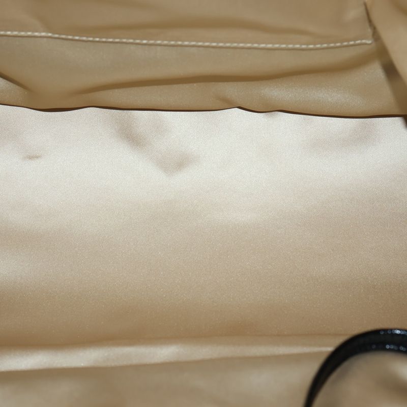 Chanel Patent Leather Enamel Double Chain Shoulder Bag Black