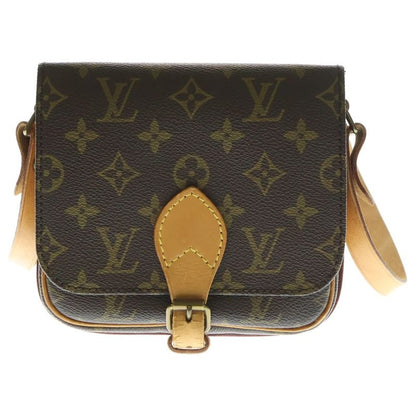 Louis Vuitton Monogram Cartesiere PM Brown PVC Shoulder Bag M51254