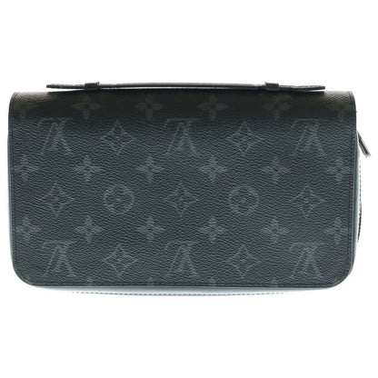 Louis Vuitton Monogram Eclipse Zippy XL Round Zip Long Wallet Long Wallet Card