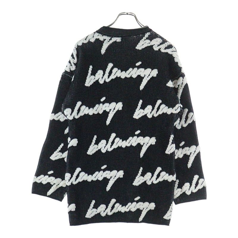 Balenciaga 20AW Crewneck 3D Scribble KNIT Sweater Crew Neck Scribble Knit