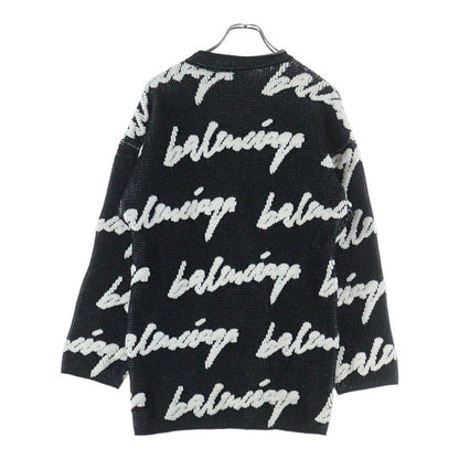 Balenciaga 20AW Crewneck 3D Scribble KNIT Sweater Crew Neck Scribble Knit