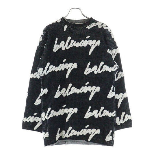 Balenciaga 20AW Crewneck 3D Scribble KNIT Sweater Crew Neck Scribble Knit