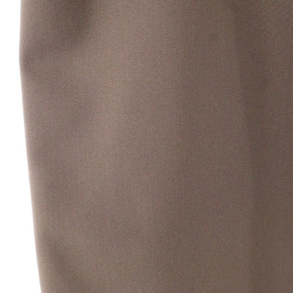 Fendi Back Slit Rayon Long Sleeve Long Tight Dress Brown Women's Fdb915 AGTS