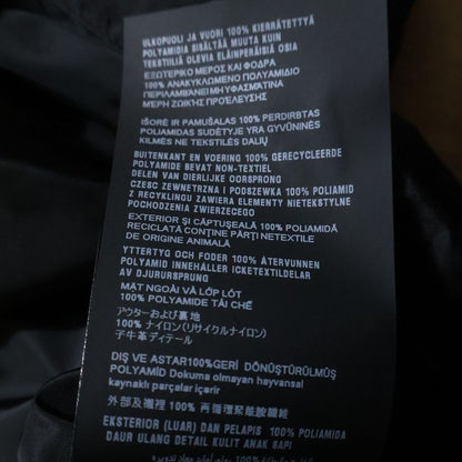 Prada 25AW Linylon Triangle Logo Hooded Jacket Black Sgc220 S231 1WQ9