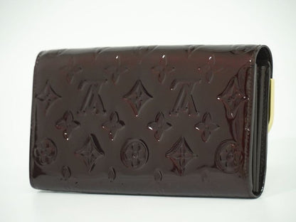 Authentic Louis Vuitton LV Portefeuille Rossmore Vernis Leather Long Wallet