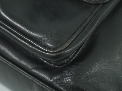 Authentic Gucci Bamboo Backpack Sac Backpack Leather Black Bamboo Bag Preowned