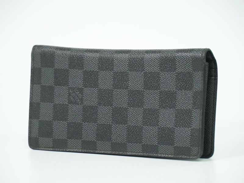 Authentic Louis Vuitton LV Portefeuille Blazer Damier Graphite Long Wallet