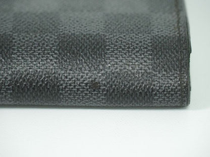 Authentic Louis Vuitton LV Portefeuille Blazer Damier Graphite Long Wallet