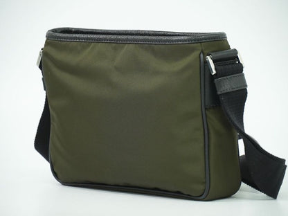 Authentic Prada Nylon Shoulder Bag Pochette Khaki Bag Pre-owned [follow-up
