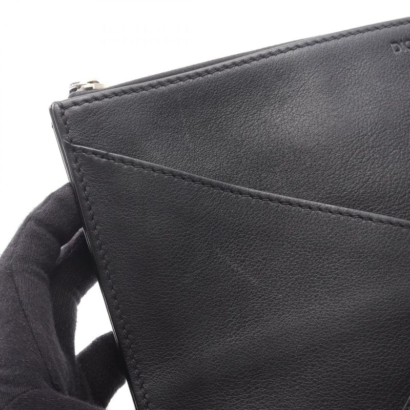DIOR Homme DIOR Homme Second Bag Clutch Bag BK Leather Clutch Bag Men's Used B