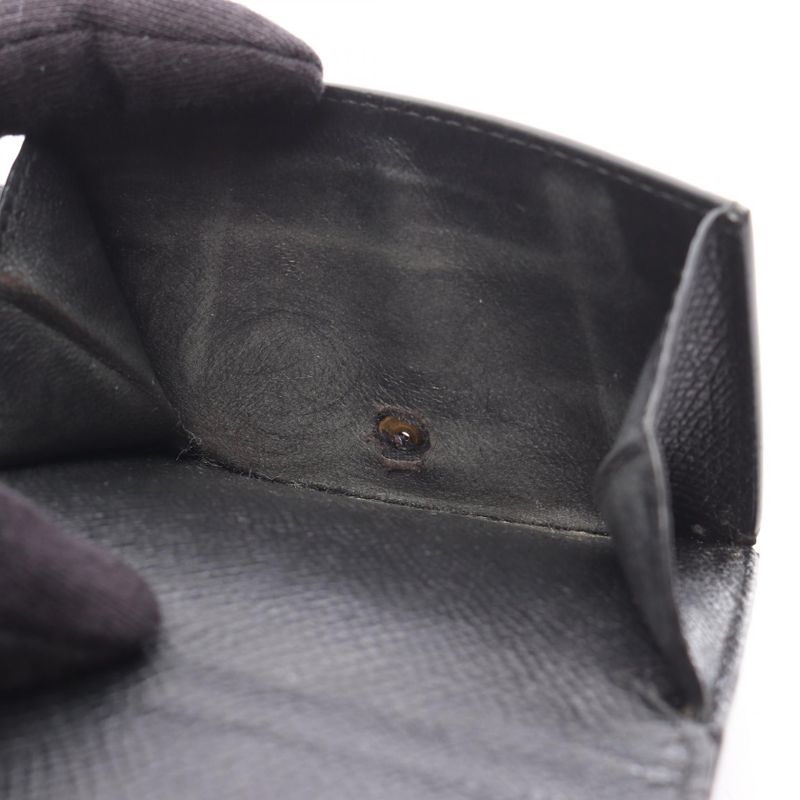 Balenciaga Trifold Wallet Cash Mini Wallet Cash Mini Wallet 593813 Black