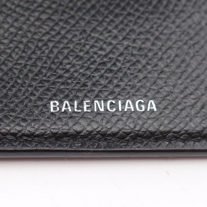 Balenciaga Trifold Wallet Cash Mini Wallet Cash Mini Wallet 593813 Black