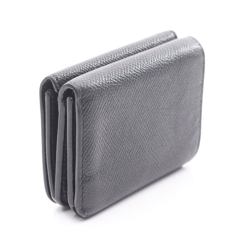 Balenciaga Trifold Wallet Cash Mini Wallet Cash Mini Wallet 593813 Black