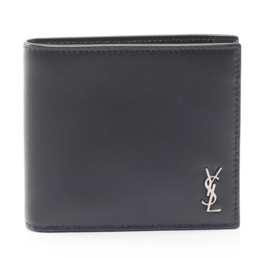 Saint Laurent Paris Bifold Wallet Tiny Cassandra 6077271jb0e1000 Black Leather