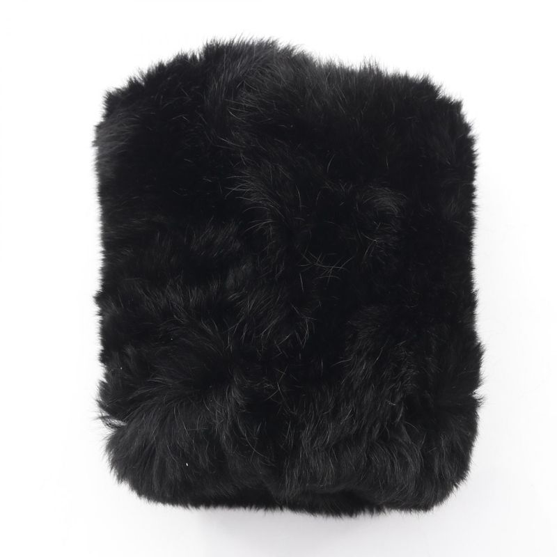 Chanel Gloves Coco Mark Black Other Lapin Arm Warmers Ladies Used A