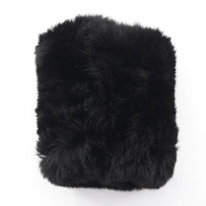 Chanel Gloves Coco Mark Black Other Lapin Arm Warmers Ladies Used A