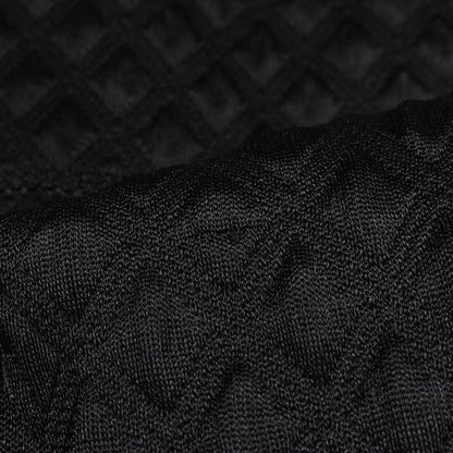 Chanel Collarless Jacket Coco Mark Button Quilted Cardigan P57087k07441 Black