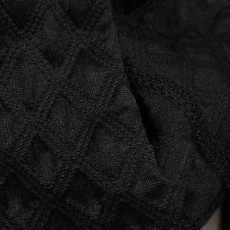 Chanel Collarless Jacket Coco Mark Button Quilted Cardigan P57087k07441 Black