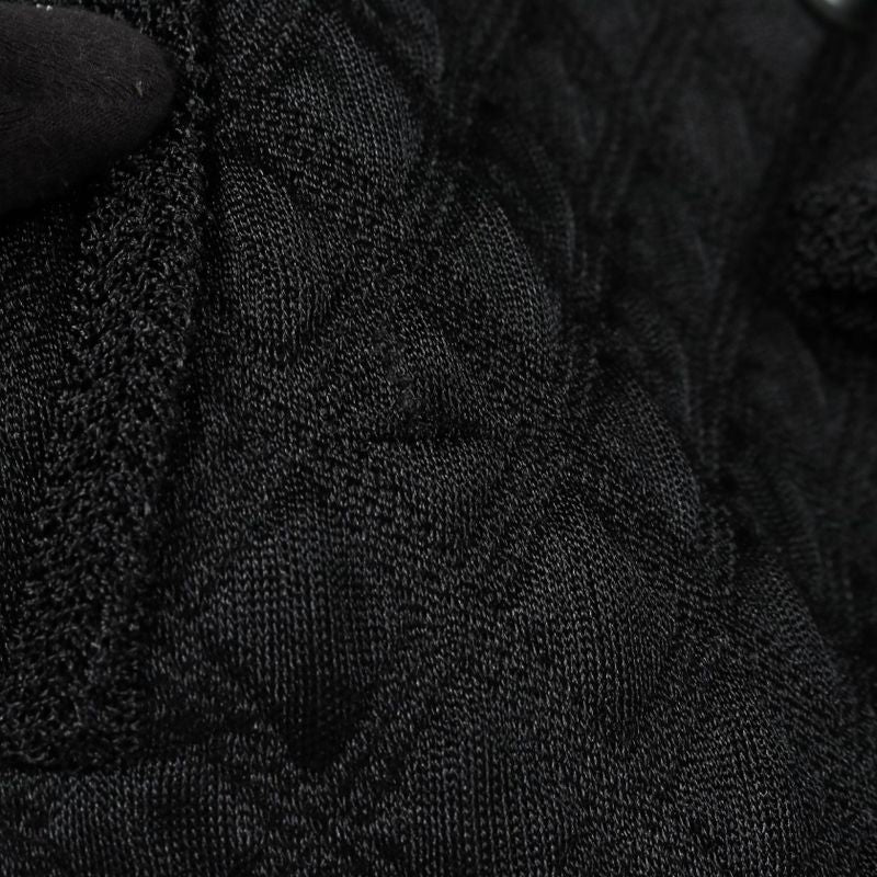 Chanel Collarless Jacket Coco Mark Button Quilted Cardigan P57087k07441 Black